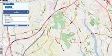 Web management screen "Display of areas with anomalies"