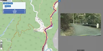 Web management screen "Display of road surface images"